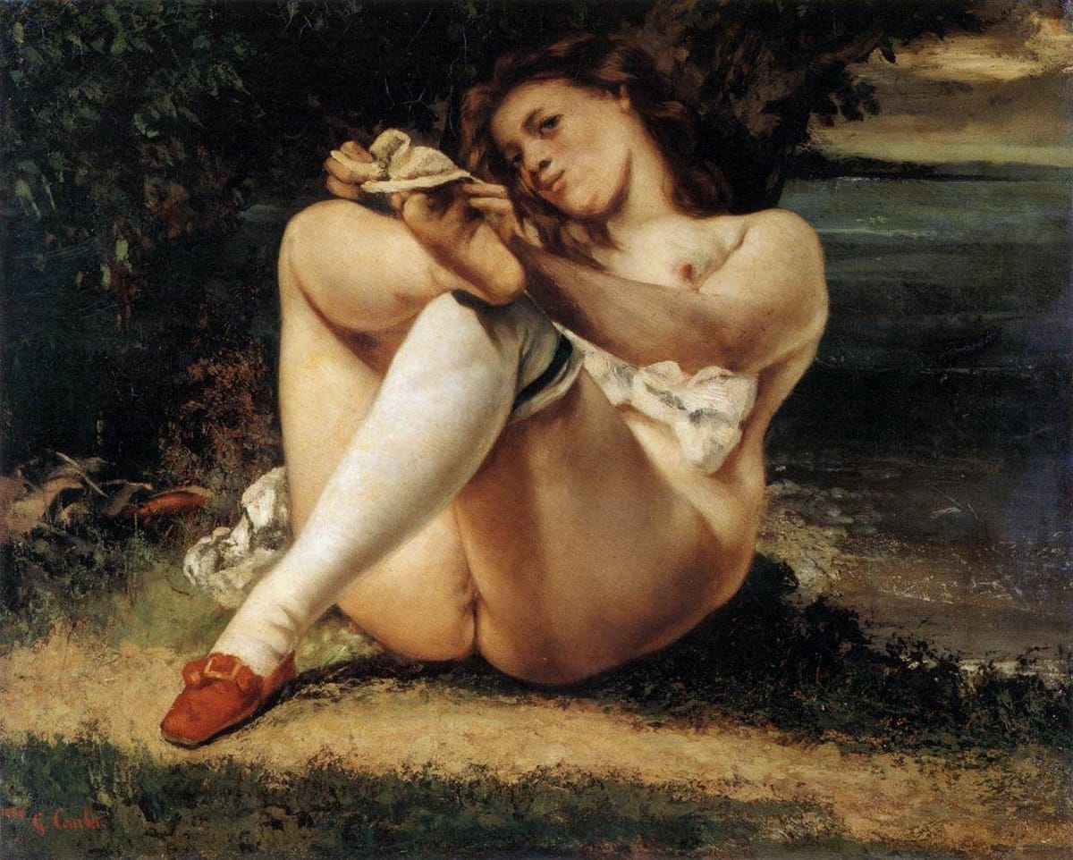 Artwork Title: Woman With White Stockings
