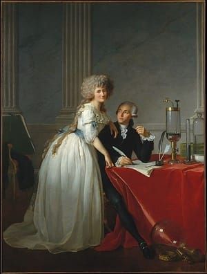 Artwork Title: Antoine Laurent Lavoisier (1743–94) and His Wife (Marie Anne Pierrette Paulze–1836)