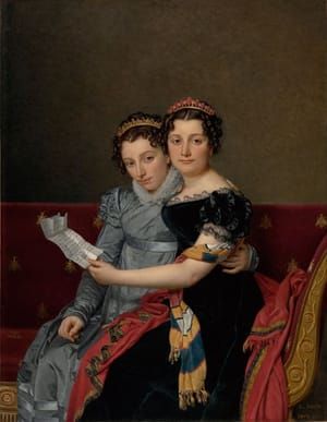 Artwork Title: The Sisters Zénaïde and Charlotte Bonaparte