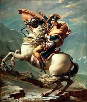 Artwork Title: Napoleon Crossing The Alps
