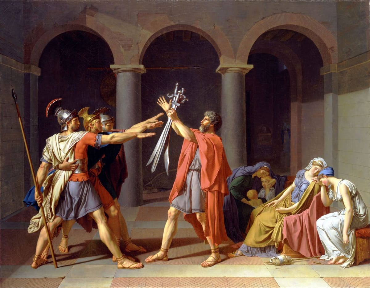 Artwork Title: Oath of the Horatii