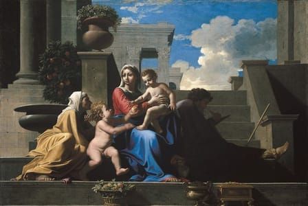 Artwork Title: La Sainte Famille à l’escalier