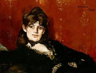 Artwork Title: Portrait de Berthe Morisot étendue