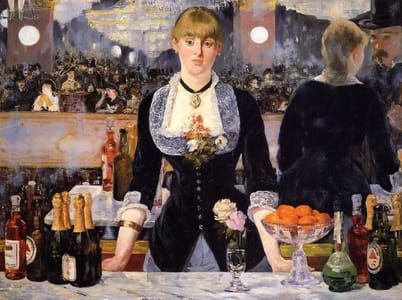 Artwork Title: The Bar At The Folies Bergeres