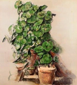 Artwork Title: Pots of Geraniums