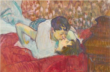 Artwork Title: Au lit: le baiser