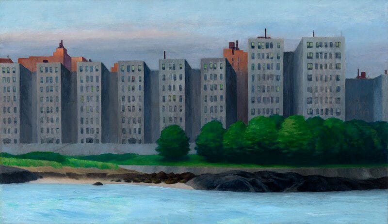 Artwork Title: Apartment House, East River