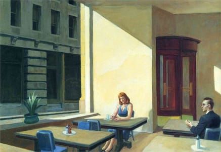 Artwork Title: Sunlight in a Cafeteria