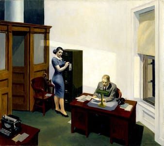 Artwork Title: Office at Night