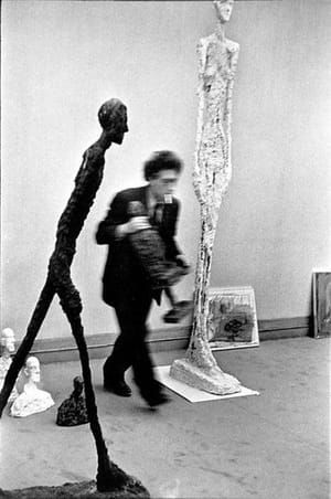 Artwork Title: Alberto Giacometti In His Studio