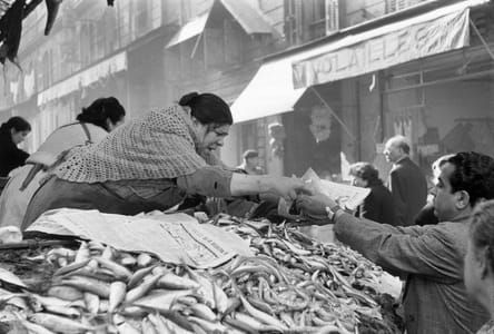 Artwork Title: Market In The Rue Longue, Marseille