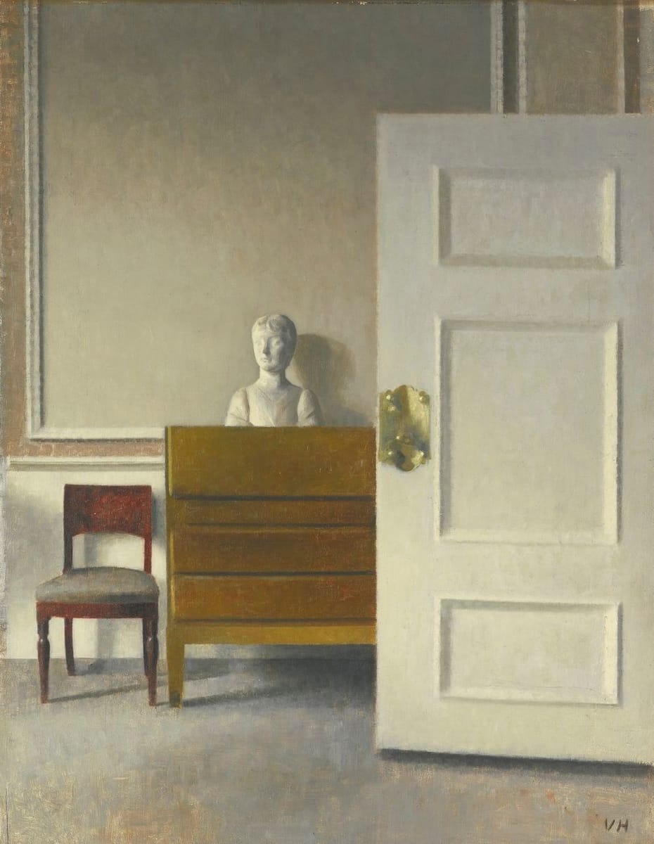 Artwork Title: Interior with Bust