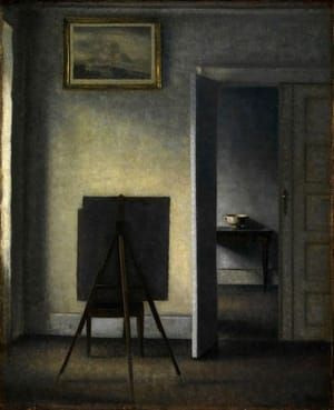 Artwork Title: Interior with the Artist's Easel