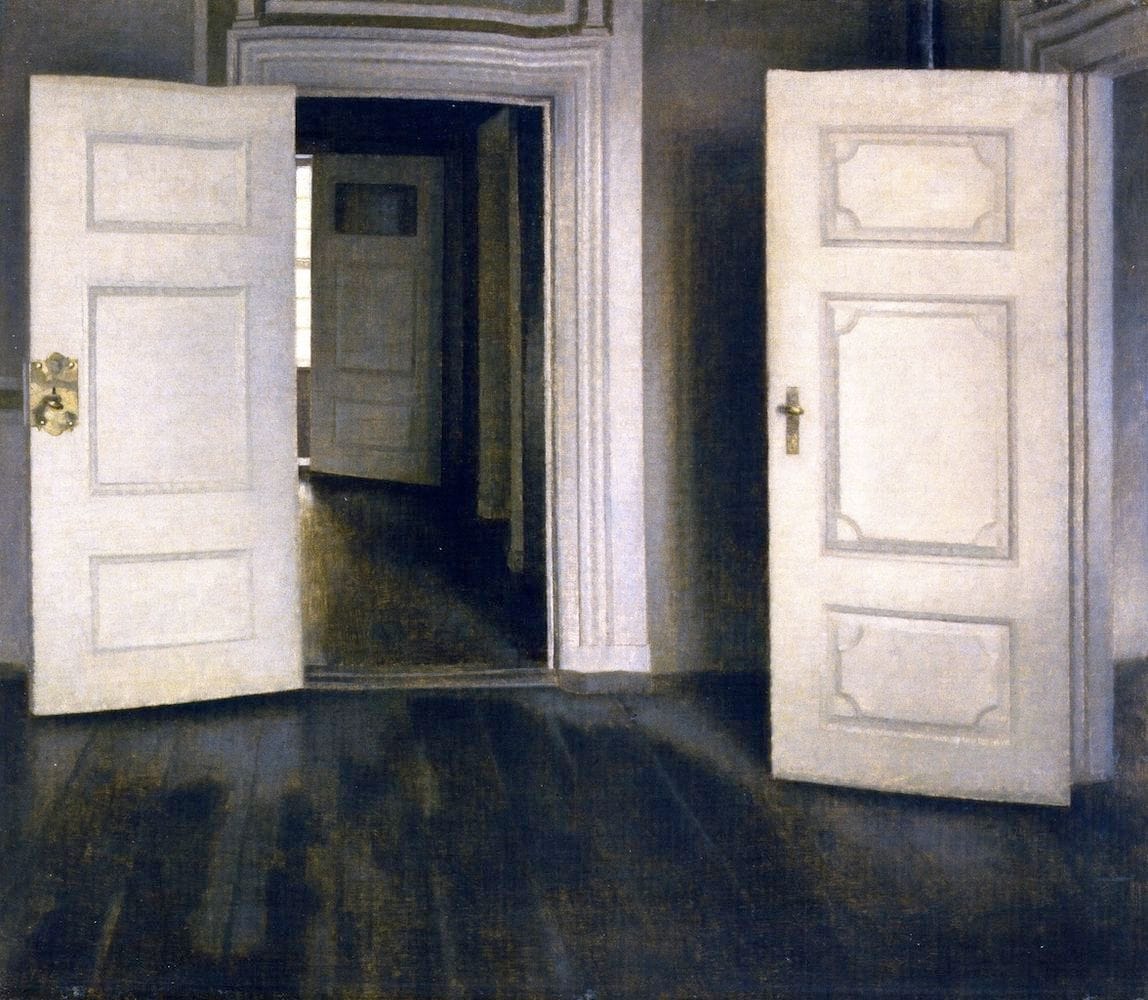 Artwork Title: Open Doors (also known as White Doors)