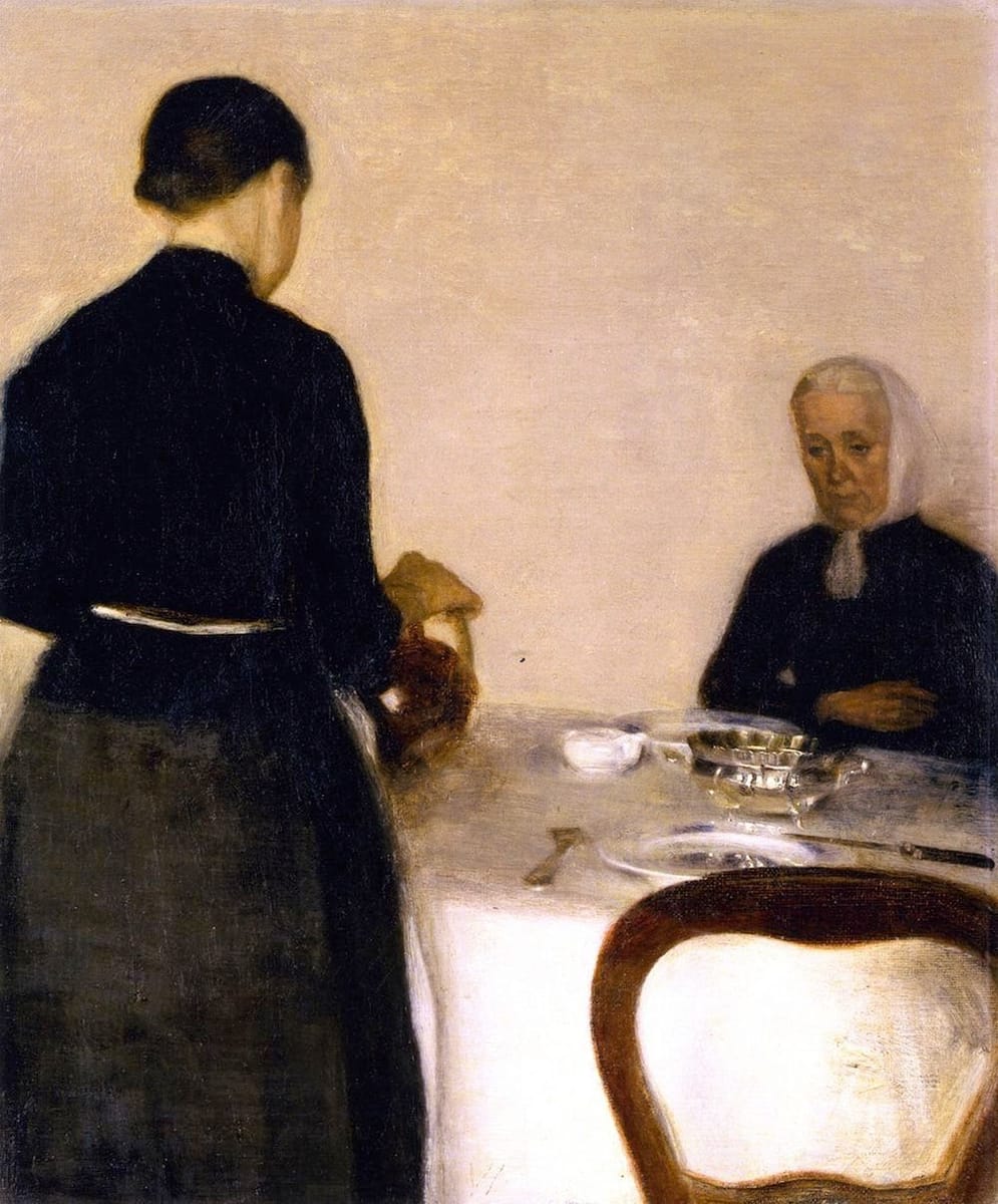 Artwork Title: Interior with the Artist's Mother and Sister