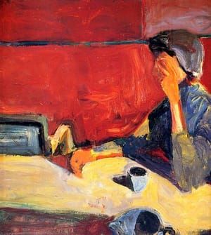 Artwork Title: Woman at Table in Strong Light