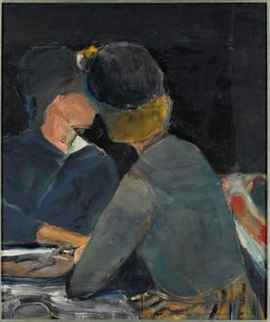 Artwork Title: Two Women at Table