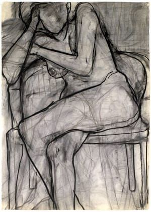 Artwork Title: Untitled (Seated Nude)