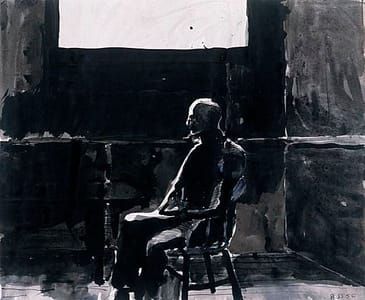 Artwork Title: Man and Window