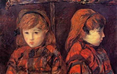 Artwork Title: Double portrait of a young girl (Mademoiselle Lafuite)