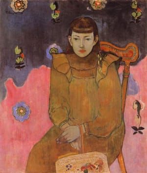 Artwork Title: Portrait of  Young Woman, Vaite Jeanne Goupil