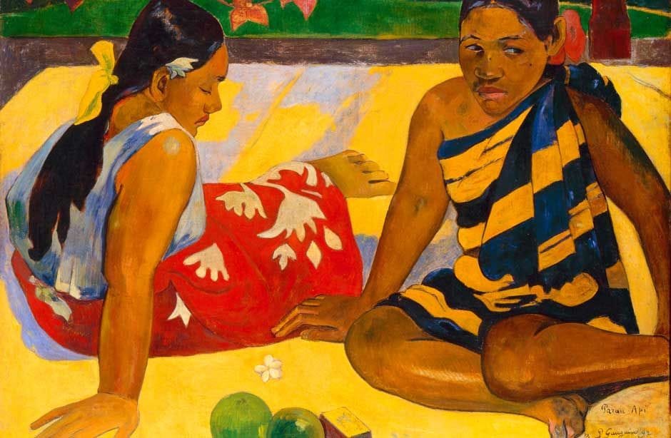 Artwork Title: Tahitian Women on the Beach