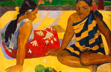 Artwork Title: Tahitian Women on the Beach