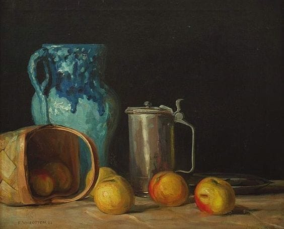 Artwork Title: Stilleben mit Äpfeln