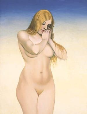 Artwork Title: Standing Blonde Nude