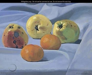 Artwork Title: Still-Life With Apples And Tangerines