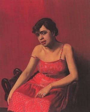 Artwork Title: The Romanian Woman in the Red Dress