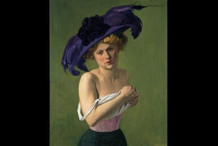 Artwork Title: Le chapeau violet  (The Purple Hat)