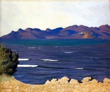 Artwork Title: The Estérel and the Bay of Cannes