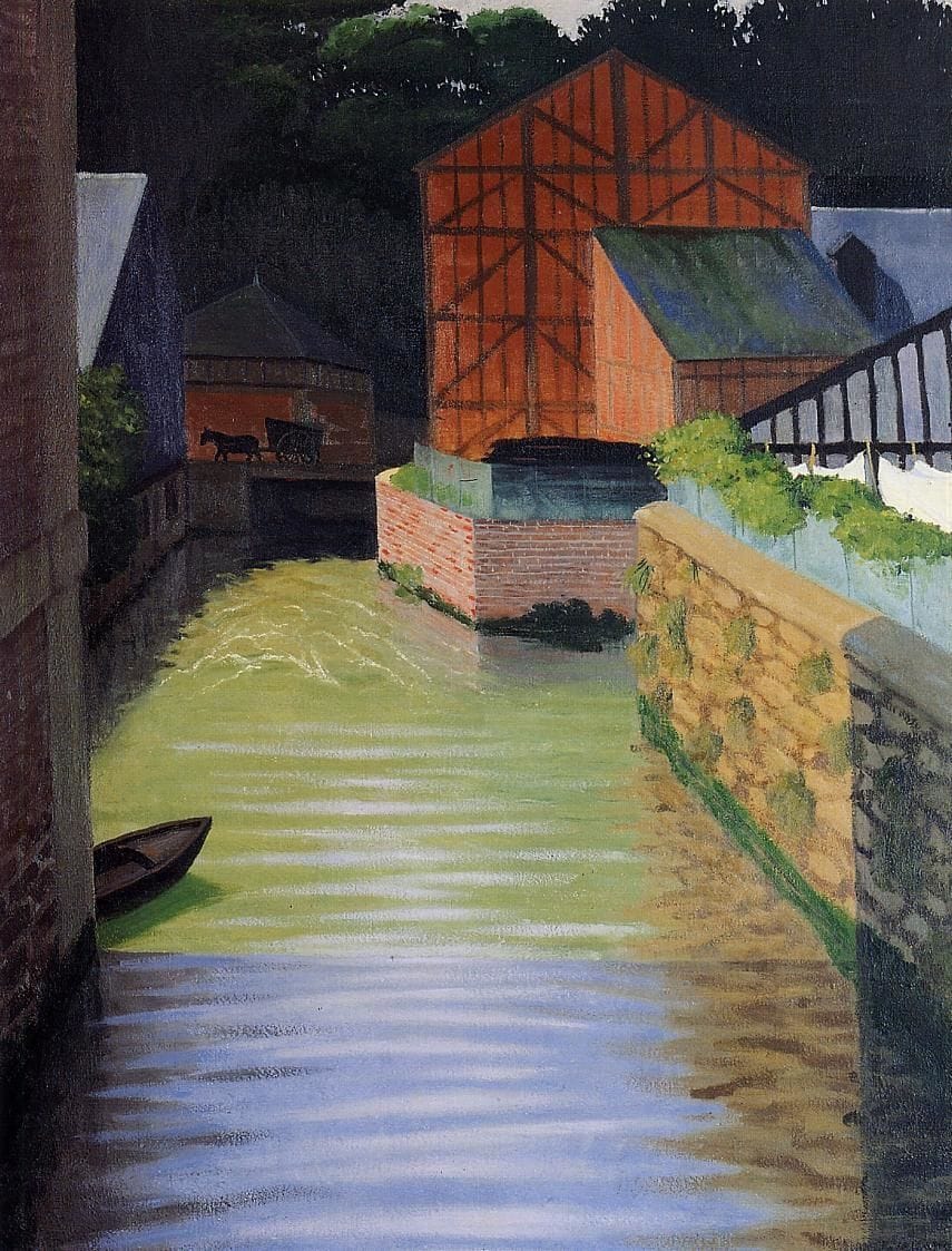Artwork Title: Part of the Town of Pont-Audemer