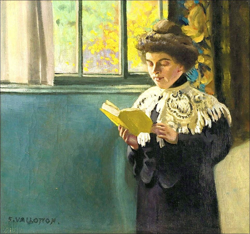 Artwork Title: Woman Reading at the Window