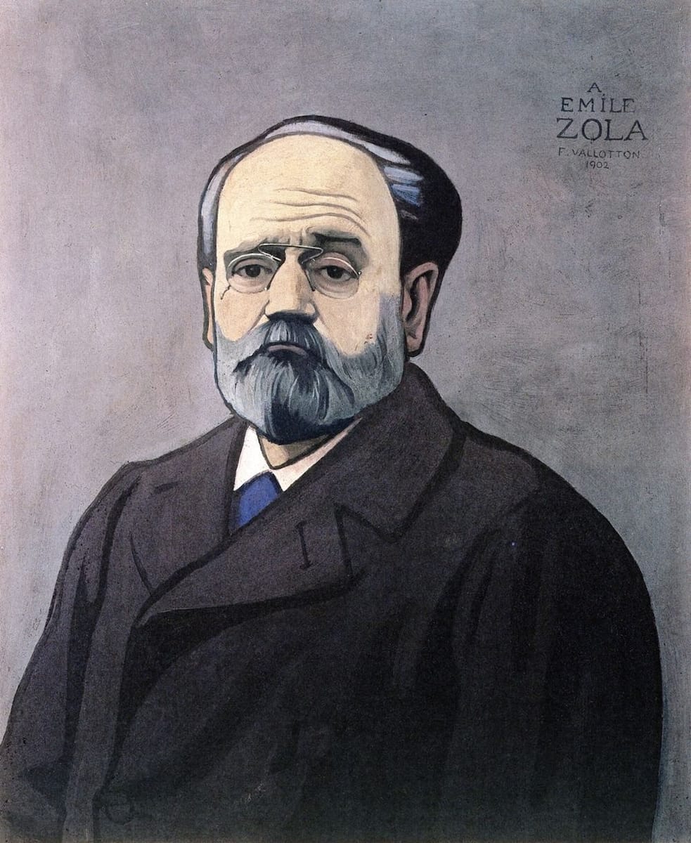 Artwork Title: Decorative Portrait of Émile Zola