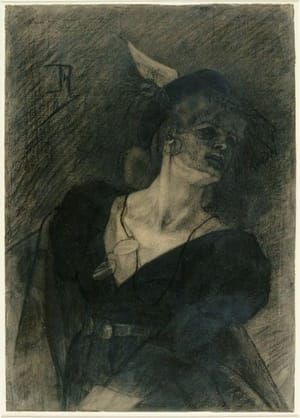 Artwork Title: La femme au lorgnon