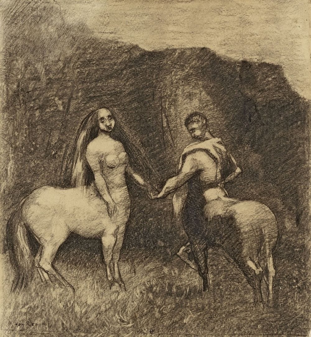 Artwork Title: Centaure et Centauresse