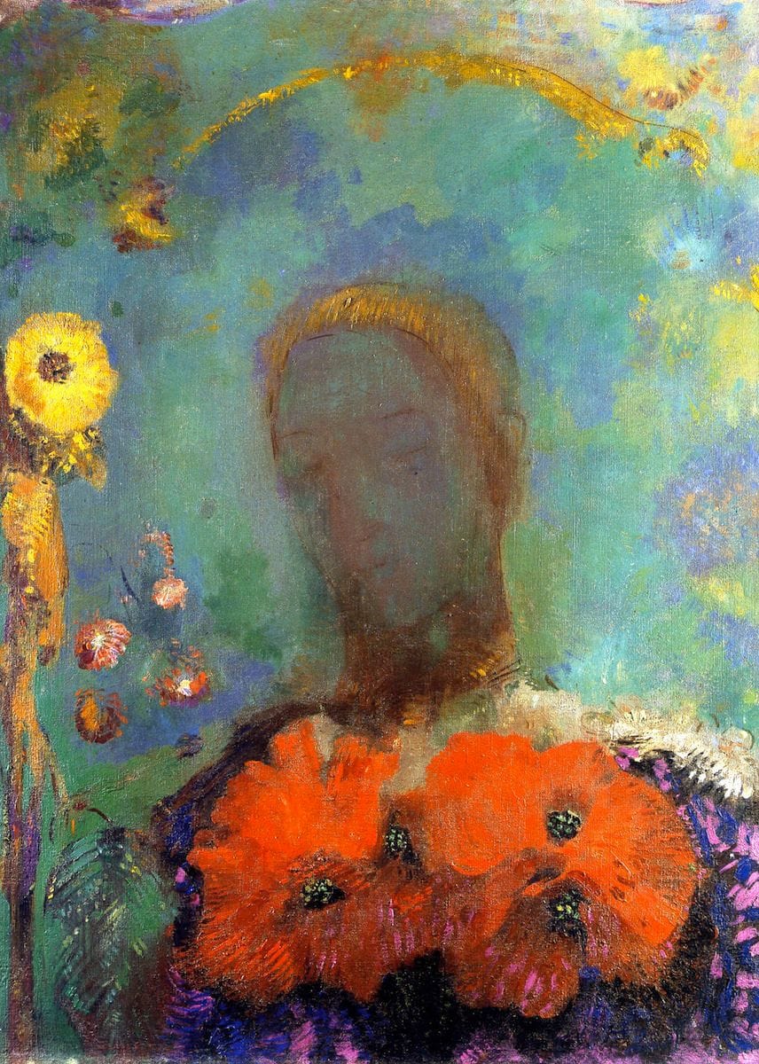 Artwork Title: Girl with Red Poppies