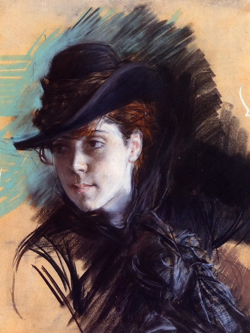 Artwork Title: Girl in a Black Hat