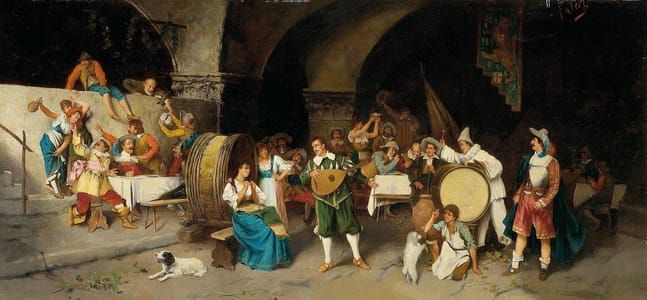 Artwork Title: The Party at the Tavern