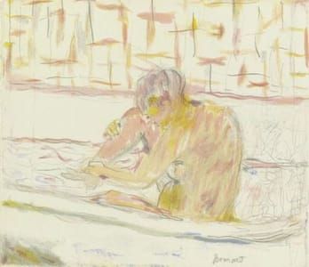 Artwork Title: Femme assise dans sa baignoire/ Woman sitting in her bath