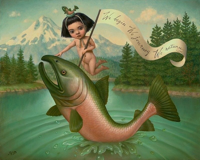 Artwork Title: Salmon Spirit