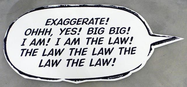Artwork Title: The Law The Law The Law The Law The Law