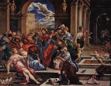 Artwork Title: Christ Driving The Traders From The Temple