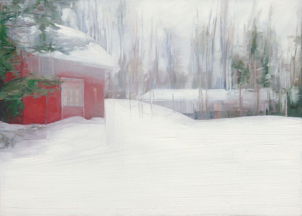 Artwork Title: Winter At The Cottage