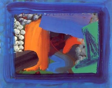 Artwork Title: After Visiting David Hockney, (second version)