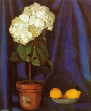 Artwork Title: Bouquet of Hortensias and Lemon