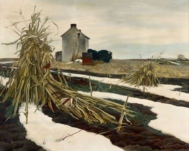 Artwork Title: Winter Corn Fields