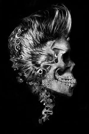 Artwork Title: Skull A Day